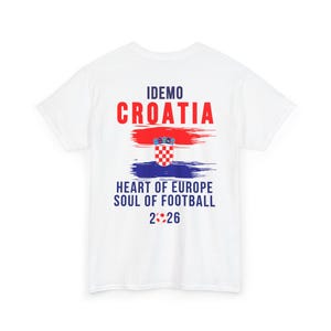 Croatia Fan T-Shirt | Heart of Europe, Soul of Football 2026 image 5