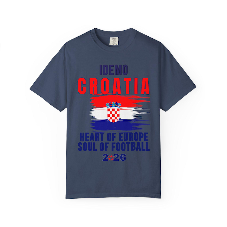 Kroatien fotbolls-T-shirt | Europas hjärta, själen av nationell stolthet (2026) bild 11