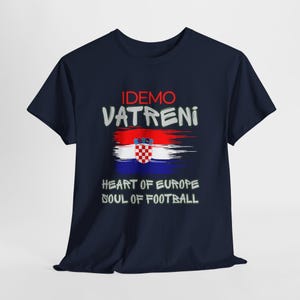 Croatia T-Shirt | Vatreni Fan Apparel | Heart of Europe Soul of Football image 4