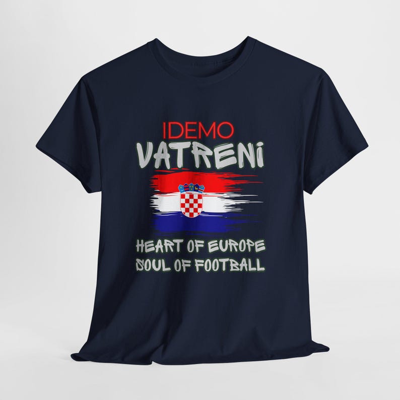 Croatia T-Shirt | Vatreni Fan Apparel | Heart of Europe Soul of Football image 4