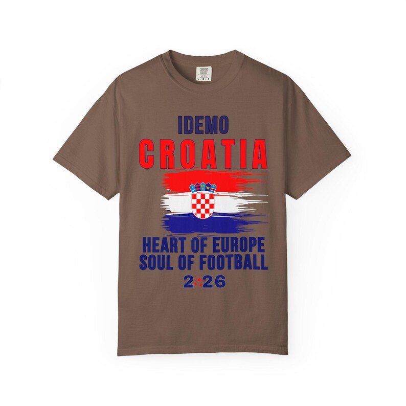 Kroatien fotbolls-T-shirt | Europas hjärta, själen av nationell stolthet (2026) bild 7