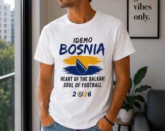 Classic Unisex Crewneck T-shirt | Gildan® 64000 White Idemo Bosnia 2026