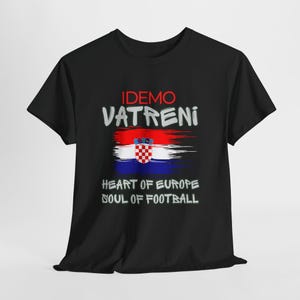 Croatia T-Shirt | Vatreni Fan Apparel | Heart of Europe Soul of Football image 3
