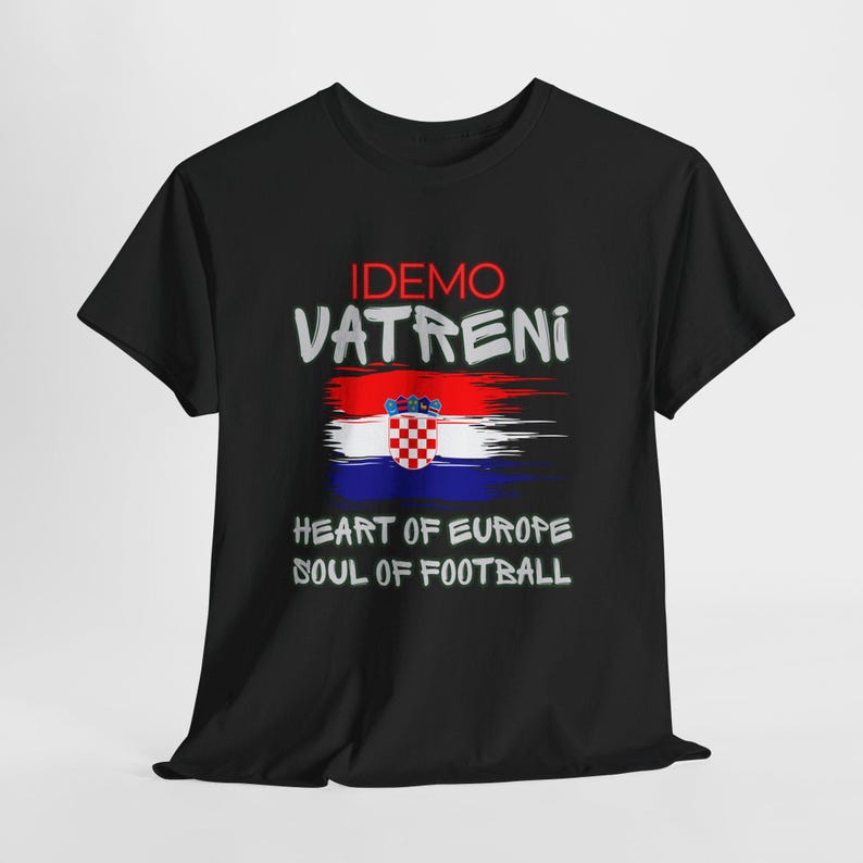 Croatia T-Shirt | Vatreni Fan Apparel | Heart of Europe Soul of Football image 3