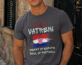 Croatia T-Shirt | Vatreni Fan Apparel | Heart of Europe Soul of Football