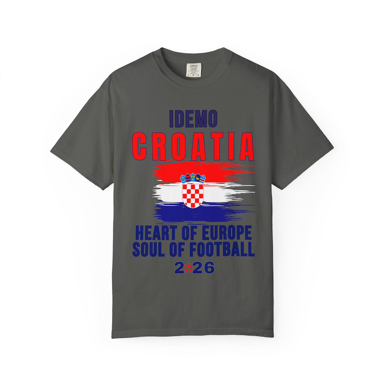 Kroatien fotbolls-T-shirt | Europas hjärta, själen av nationell stolthet (2026) bild 8