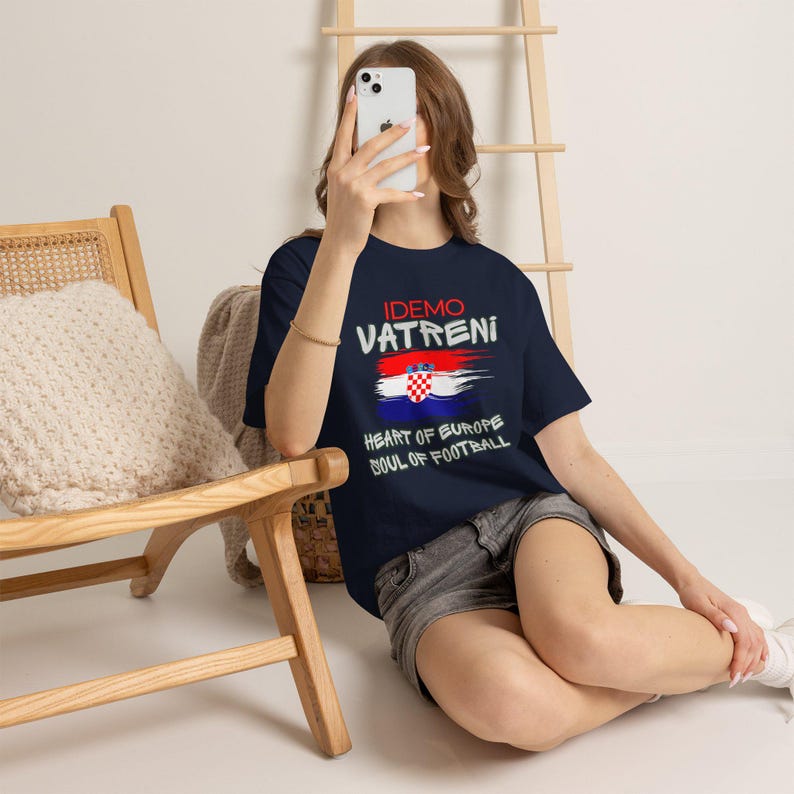 Croatia T-Shirt | Vatreni Fan Apparel | Heart of Europe Soul of Football image 2