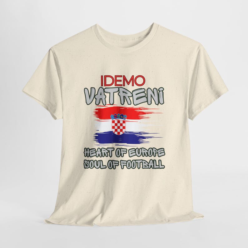 Croatia T-Shirt | Vatreni Fan Apparel | Heart of Europe Soul of Football image 5
