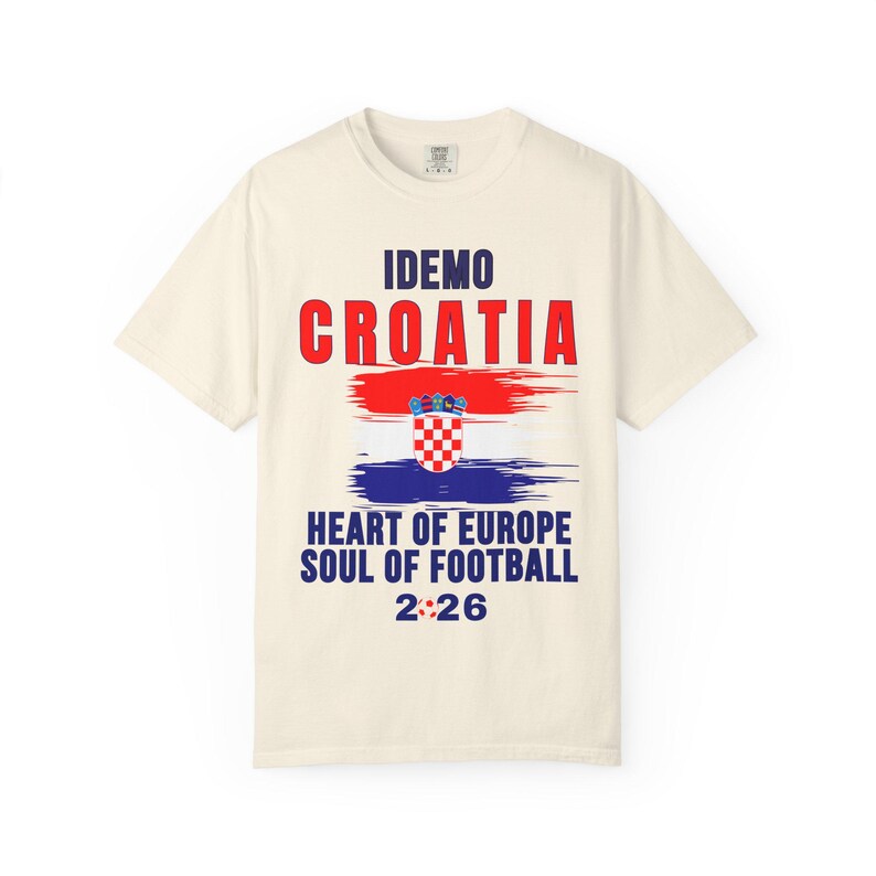 Kroatien fotbolls-T-shirt | Europas hjärta, själen av nationell stolthet (2026) bild 4