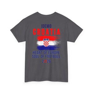 Croatia Fan T-Shirt | Heart of Europe, Soul of Football 2026 image 6