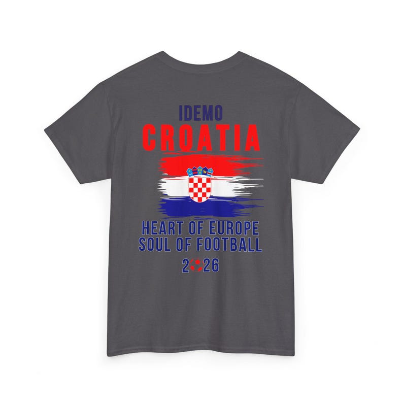 Croatia Fan T-Shirt | Heart of Europe, Soul of Football 2026 image 6