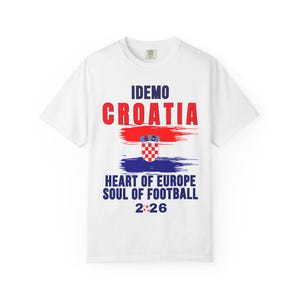 Kroatien fotbolls-T-shirt | Europas hjärta, själen av nationell stolthet (2026) bild 3