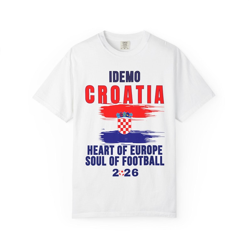 Kroatien fotbolls-T-shirt | Europas hjärta, själen av nationell stolthet (2026) bild 3