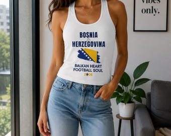Women's Ideal Racerback Tank Bosnia World Cup 2026