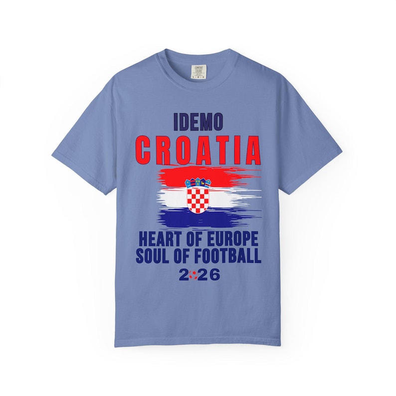 Kroatien fotbolls-T-shirt | Europas hjärta, själen av nationell stolthet (2026) bild 9