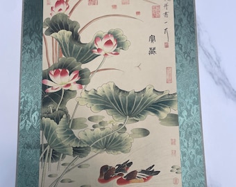 Chinese ink wash painting of birds