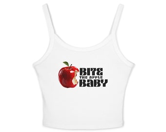 Regata 5SOS Bite The Apple Baby | Top cropped com estampa de maçã