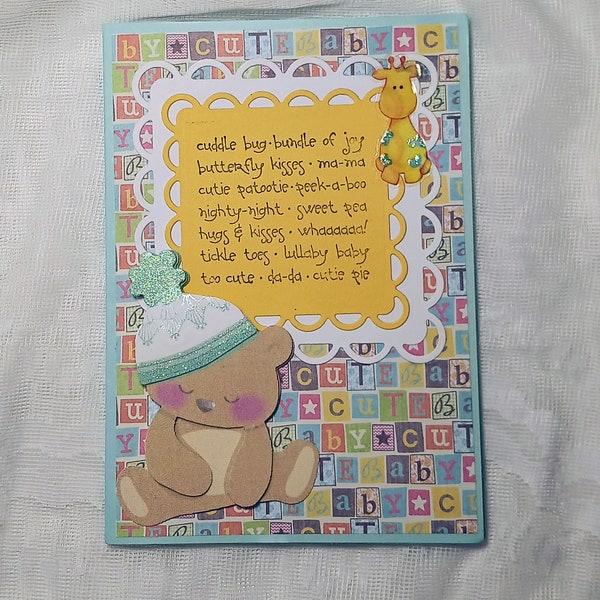 Baby Mini scrapbook album for photos, brag book, memory keeping, PaperCraft, Scrapbooking