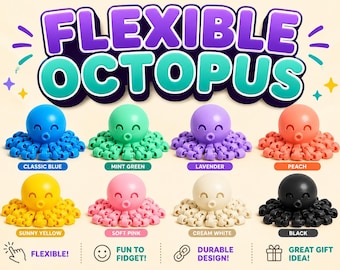 Flexibele octopusfidget