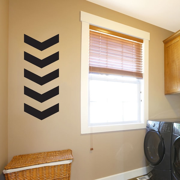 Chevron Arrows - Geometric Pattern -  Vinyl Wall Decal Sticker