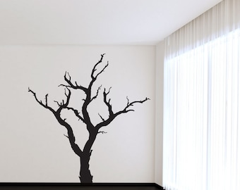 Spooky Dead Tree Wall Decal
