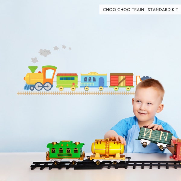 Train Table Decal Etsy