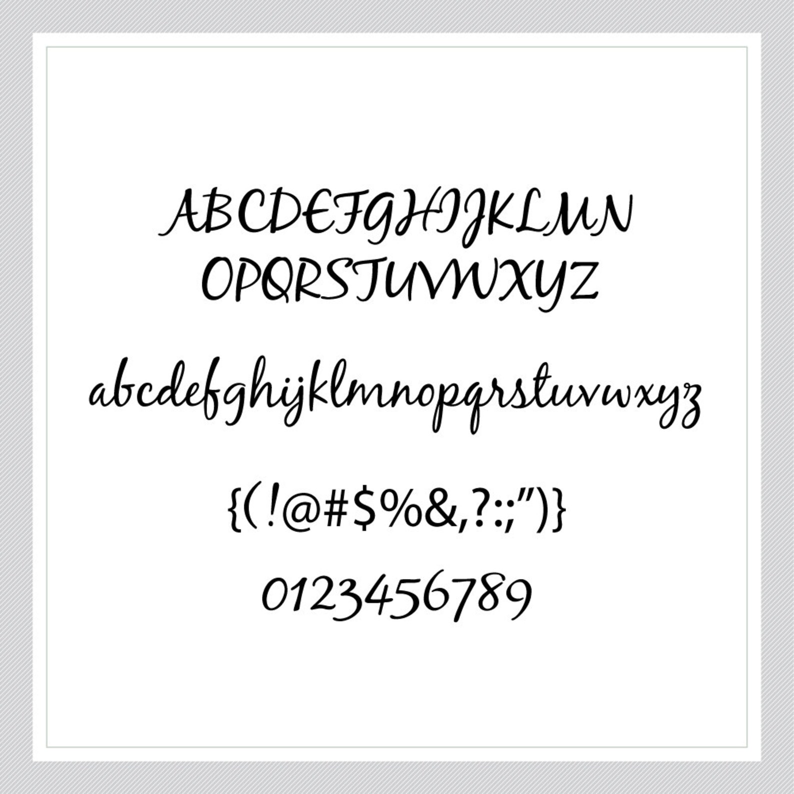 Jackson Script Lettering Jackson Script - Custom Text Wall Decal, Custom Wall Sticker, Custom ...
