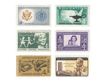 USA Stamp _ 6 Pcs 4 Cent Stamp