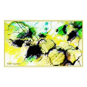 Garden - Digital Altered Illustration JPEG Image Instant Download