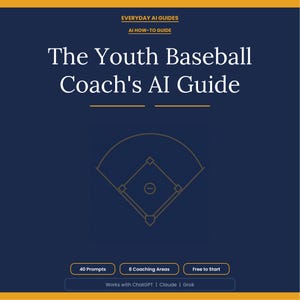 Der KI-Leitfaden für Jugend-Baseball-Trainer: Übungspläne, Eltern-E-Mails & Saison-Planung | PDF-Datei