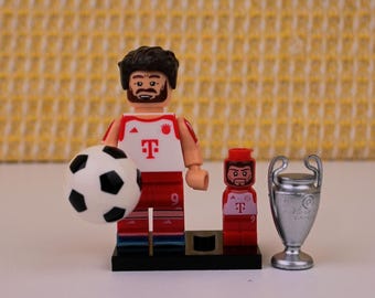 MOC Harry Kane #9 - Lego Kompatibel, Baustein Spielzeug, Kollegen Geschenk, Geburtstagsüberraschung, Bayern Star