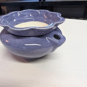 Sm. Ruffle Planter ( Speckled Purple Haze)