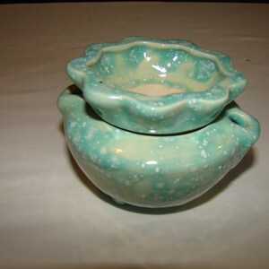 Ex. Small Violet Pot  ( Seafoam )