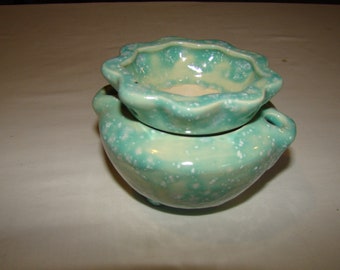 Ex. Small Violet Pot  ( Seafoam )