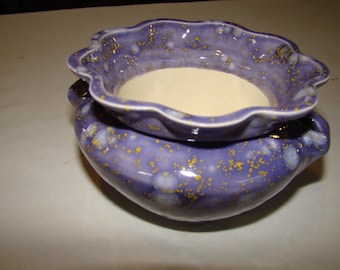 Small Violet Pot ( Periwinkle Sky)