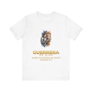 Playera Cristiana Guerrera De Dios Efesios 6:11 | Camiseta de Fe Para Mujer | Regalo Cristiano