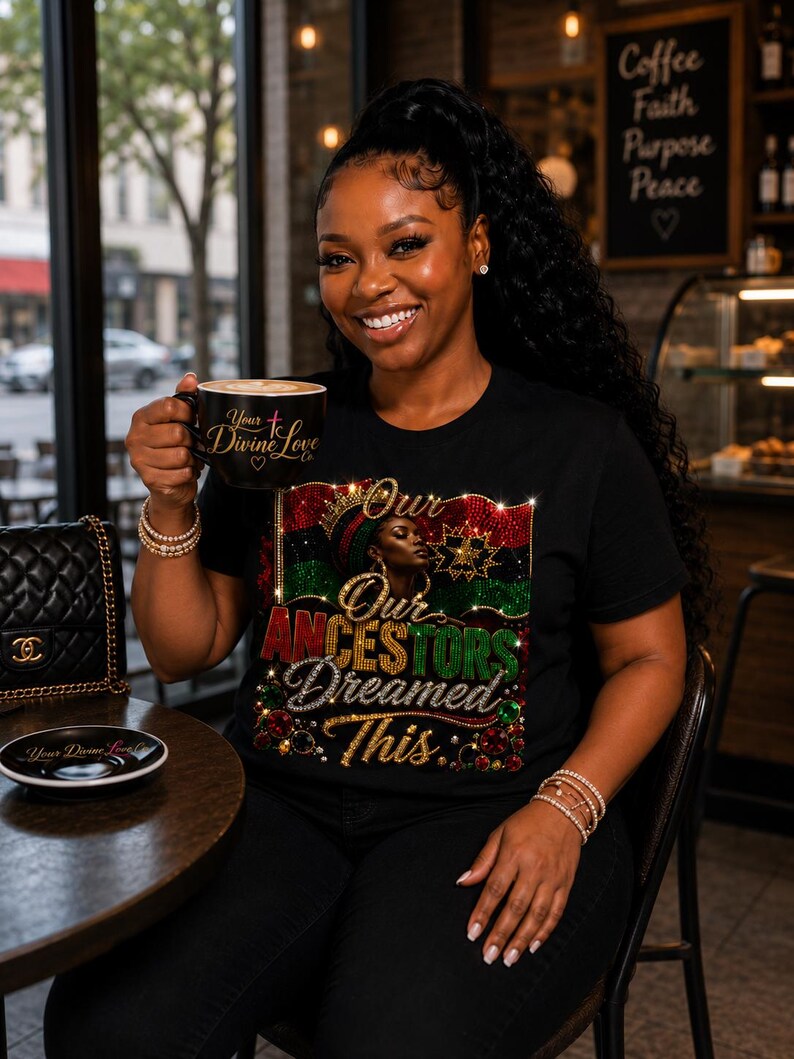 Our Ancestors Dreamed This — Afrocentric Black History T-Shirt