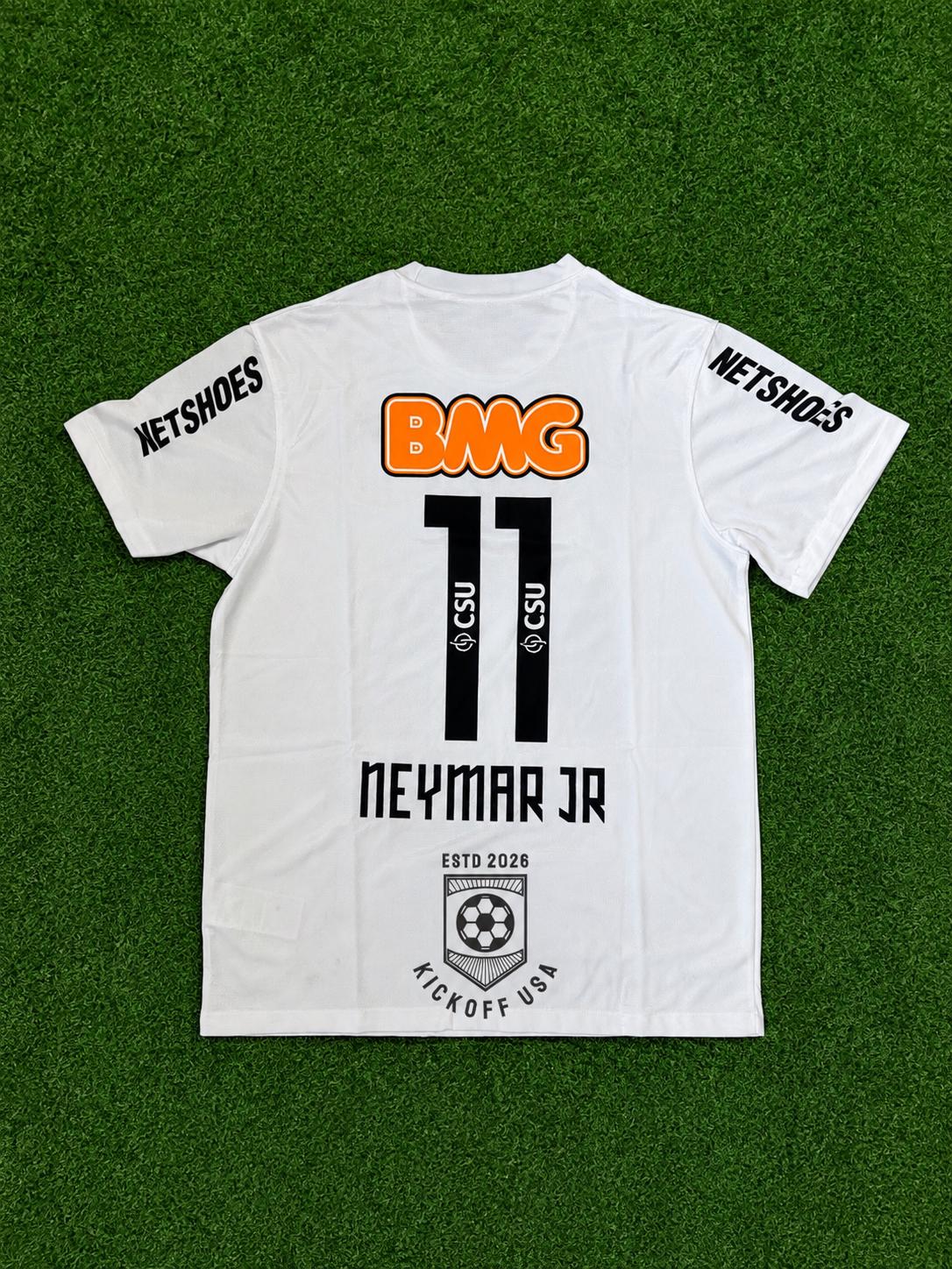 Santos FC 2011/12 Home Jersey White Neymar Jr #11 - Etsy