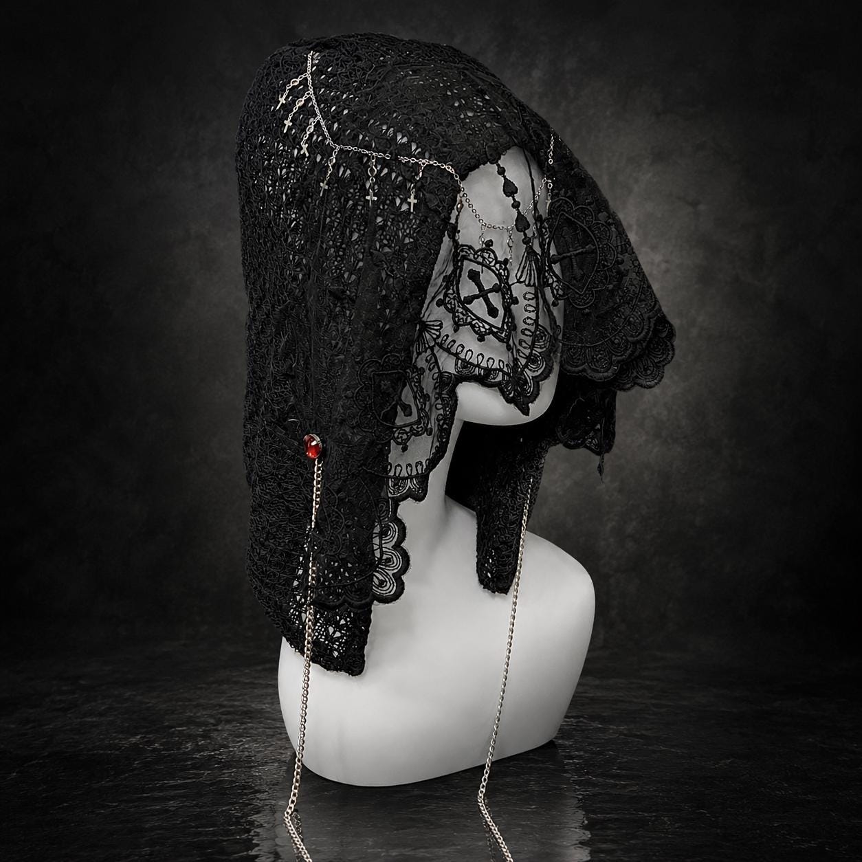 Black Hood Veil - Etsy