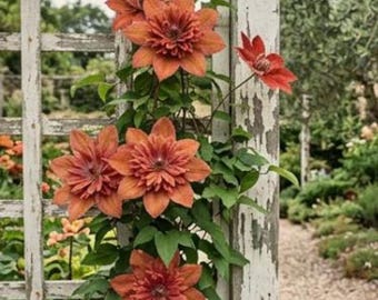 Semillas de Clematis de flor doble – Enredadera perenne para jardín