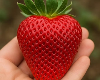 Semillas de fresa gigante – Planta frutal orgánica de variedad antigua