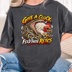 Dale un cacareo a tus reticuladas Camiseta divertida con colores cómodos para serpientes