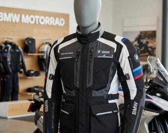 BMW GS Motorcycle Riding Jacket Men Adventure Touring Jacket Protective Biker Gear Breathable Motorbike Jacket Touring Rider Gift for Him
