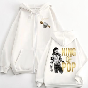 Michael Jackson Zip up Hoodie - Etsy