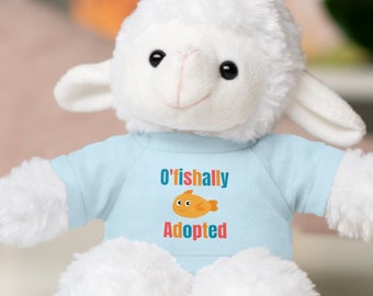 Adoption Gift Stuffed Animal Custom Adopting Plush Gotcha Day Present For Foster Child Kid Date Keepsake Forever Family O'fishally Adopted