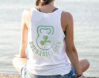 Lift Heavy St. Patrick's Day Shirt St. Paddy's Pump Cover Workout Irish Tank Gym Fitness Powerlifting Weightlifting Gym Lover Bodybuilding