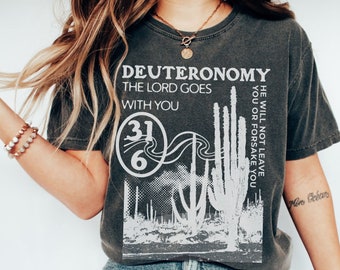 Boho Christelijke Comfort Kleuren Tee Shirt Bijbelvers Citaat T Shirt Geloof Gift TShirt Trendy Oversized Religieuze Jezus Kleding Cottagecore