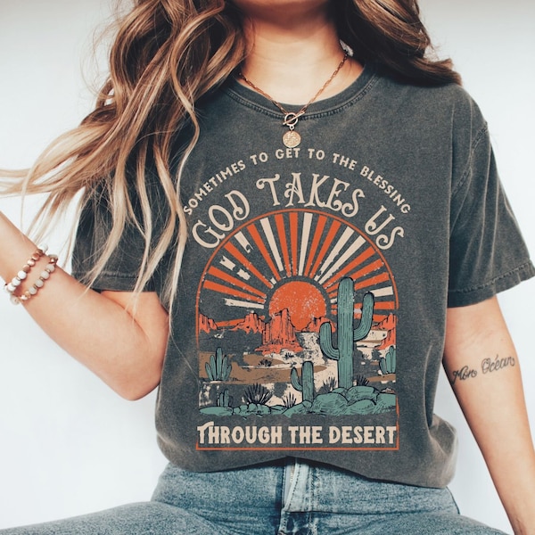 Camisas cristianas Boho, camisetas cristianas de moda, camiseta con verso de la Biblia, ropa de Jesús, camiseta inspiradora basada en la fe, camiseta religiosa