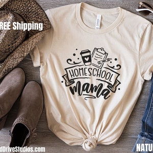 Homeschool Mama Shirt für Mama, Homeschool Mama Sweatshirt, Virtuelle Schule, Homeschool Mama Geschenk, Lehrer Geschenk, Klassische Gespräche, 3k