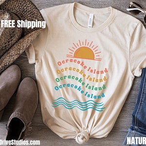 Ocracoke Island Ocracoke Shirt North Carolina Shirt Outerbanks Ocracoke NC Lighthouse Unisex T-shirt Beach Tshirt Family Vacation Blackbeard